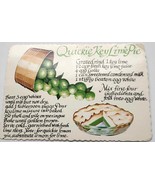 Vintage Quickie Key Lime Pie Recipe Postcard - $4.99