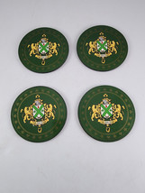 Irish Heraldic Coaster: McHUGH Ireland Last Name Set of 4 New Old Stock NOS - $12.86