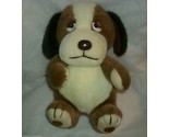 11&quot; VINTAGE 1982 ANTICS BROWN &amp; WHITE BABY PUPPY DOG STUFFED ANIMAL PLUS... - £36.81 GBP