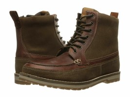 Kenneth Cole Reaction Soak It In Brown Leather Ankle Boots Men&#39;s 11.5 - £66.89 GBP