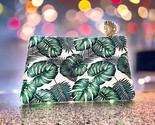 Ipsy Glam Bag August 2022 makeup bag only pink w/ palm leaves 5”x7” NWOT - $17.33