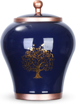 Medium Urn for Human Ashes - 6&#39;&#39; Handicrafted Tree of Life Cremation Urn - Beaut - £31.84 GBP