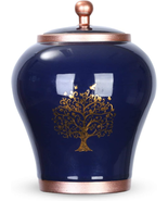 Medium Urn for Human Ashes - 6&#39;&#39; Handicrafted Tree of Life Cremation Urn... - £31.47 GBP