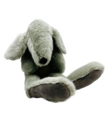 Manhattan Toy Company Gray Mouse Plush Black Yarn Slit Eyes 16 inch 1994... - £36.67 GBP