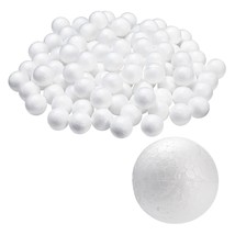 100 Pack 1-Inch Polystyrene Mini Foam Balls For Arts And Crafts, Easter Decorati - £10.56 GBP