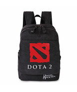 Dota2 game theme waterproof  black canvasstudents bag - £30.11 GBP