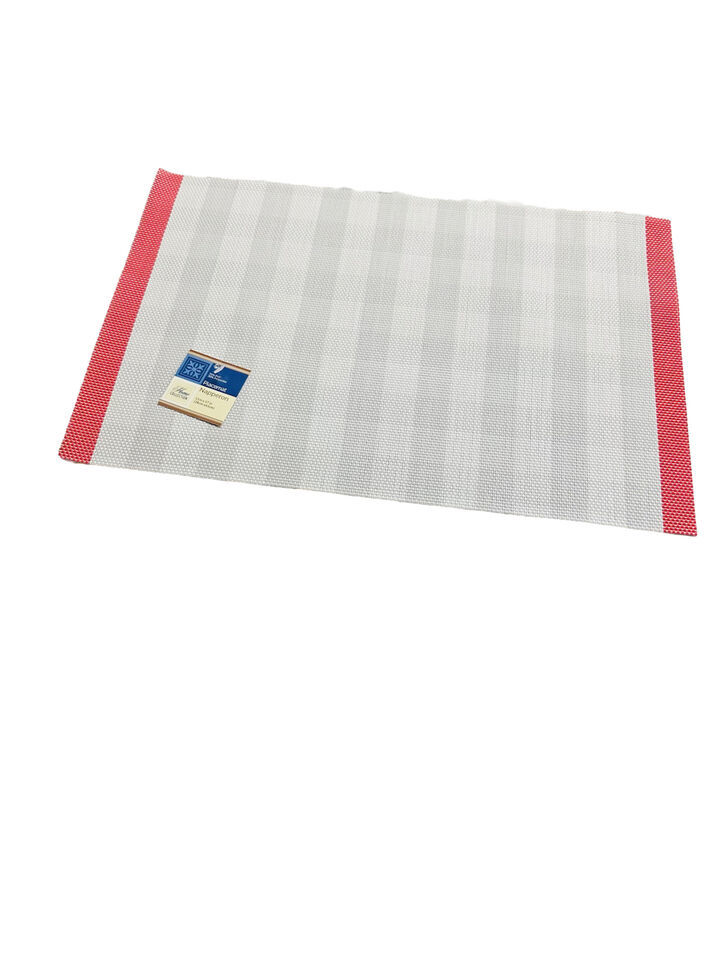 Home Collection Classic Plaid pattern PVC Napperon Placemats 16.53x10.63... - $5.82