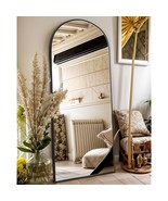 Floor Mirror, 64&quot;X21&quot; Full Length Mirror With Stand, Arched Wall Mirror,... - £88.12 GBP