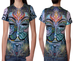 DMT anonymous Psychedelic Hallucinogen Womens Printed T-Shirt Tee - $14.53+
