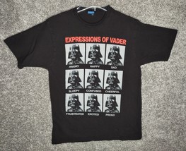 Star Wars Shirt Mens Small/Medium Black &quot;Expressions of Vader&quot; Darth Vad... - £5.49 GBP
