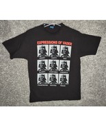 Star Wars Shirt Mens Small/Medium Black &quot;Expressions of Vader&quot; Darth Vad... - £5.50 GBP