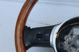 04-05 Audi A8 Steering Wheel Vavona Wood Amber & Leather 3 Spoke image 12
