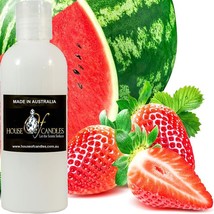 Strawberry Watermelon Scented Body Wash/Shower Gel/Bubble Bath/Liquid Soap - £10.22 GBP+