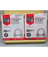 Sure Bilt Heavy Duty Exhaust Clamp Set of 2 Fits 2&quot; Pipe 17124 - £10.31 GBP