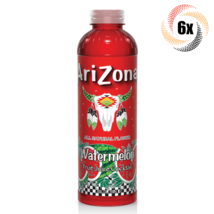 6x Bottles Arizona Watermelon Natural Flavor 20oz Vitamin C ( Fast Shipping! ) - £20.98 GBP