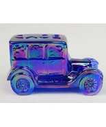 Boyd&#39;s Crystal Art Glass Cobalt Blue Carnival Taxi Cab Paperweight, Taxi... - £39.71 GBP