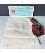 Vintage Crewel Embroidery Kit Covered Bridge with Horse by Creek/River-K... - $25.97 CAD