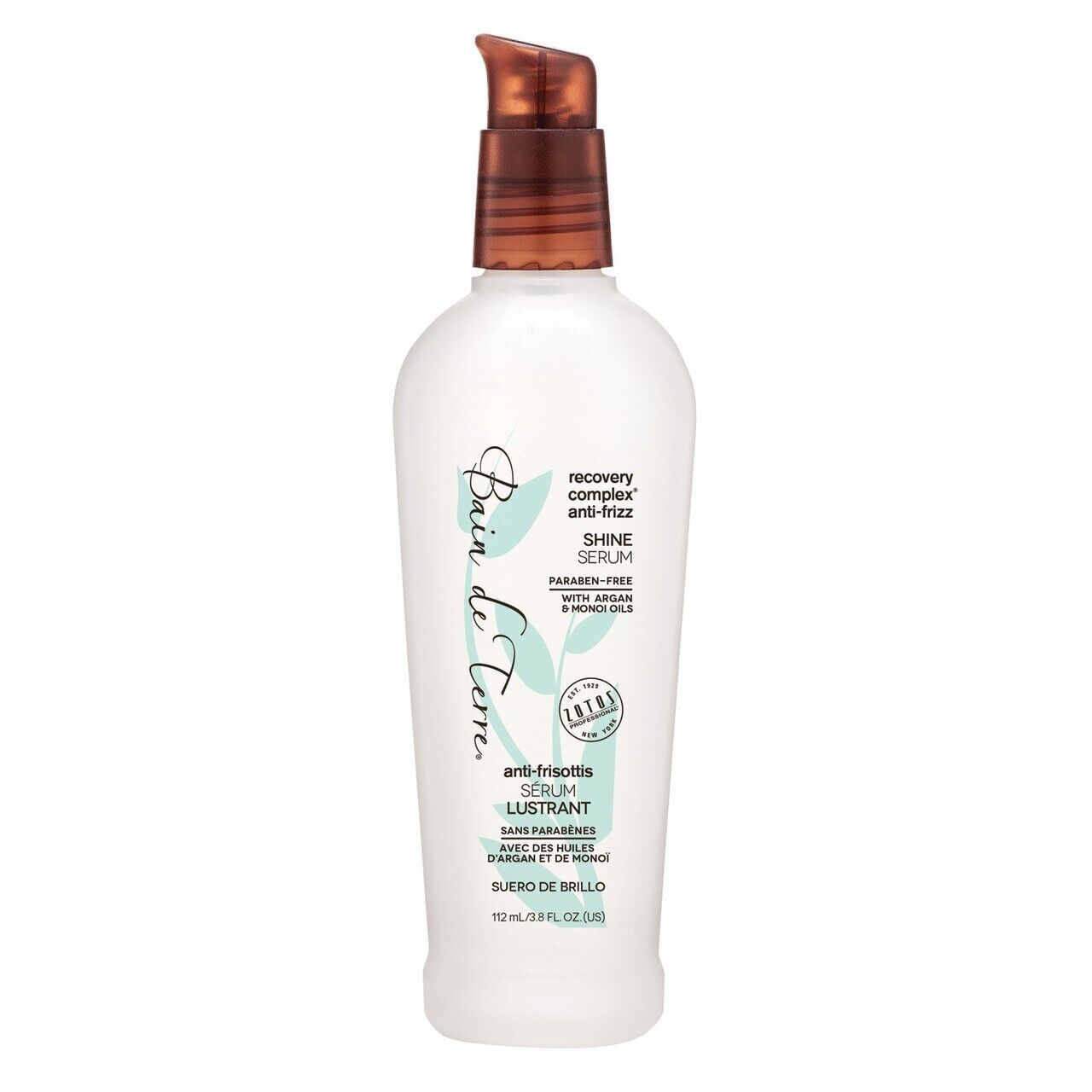 Bain De Terre Recovery Complex Anti Frizz Shine Serum 3.8oz