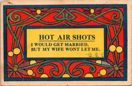 I Would Get Married But My Wife Won&#39;t Let Me DB Posted 1910 Vintage Postcard - £5.89 GBP