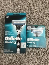 Gillette Mach3, 1 Razor &amp; 1 Cartridge, 3 Blades &amp; Replacement Cartridge - £10.32 GBP