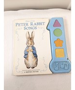 Peter Rabbit Songs Sound board Book Play-a-song shapes Beatirx Potter ba... - £21.18 GBP