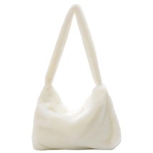 Fashion Plush  Top-handle Bag for Women  Pattern Mini Underarm Purse Street Clut - £86.28 GBP