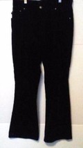 Pre-owned RALPH LAUREN JEANS Co. Women&#39;s Black Velvet Pant Size 10P - £35.52 GBP