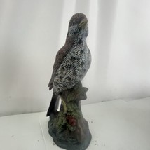 Vintage Ceramic Folk Art Brown Thrash Bird Figure Hand Made - £16.89 GBP