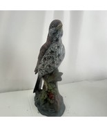 Vintage Ceramic Folk Art Brown Thrash Bird Figure Hand Made - £16.50 GBP
