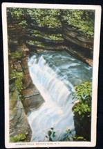 Diamond Falls Watkins Glen NY Postcard 1914 - £2.36 GBP
