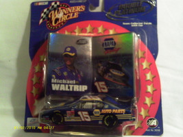(Q1) NASCAR #15 MICHAEL WALTRIP 1/43 SCALE 2002 WINNER&#39;S CIRCLE DOUBLE P... - $7.17