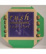 RUSH / GEDDY LEE - COUNTERPARTS TOUR 1994 - ORIGINAL CLOTH BACKSTAGE PAS... - $15.00