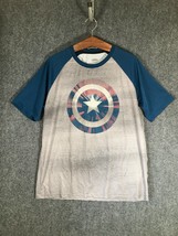 Marvel Avengers Captain America XL T Shirt Mens Short Sleeve Reg Fit Stretch Tee - £8.81 GBP