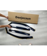 Deejecsun Window rain guards for cars Lightweight car window rain guards... - $46.61 CAD