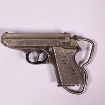 Walther PPK 380 Automatic Gun Belt Buckle Bergamot Brass Works 1979 Vtg - £23.34 GBP