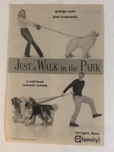 Just A Walk In The Park Tv Movie Print Ad Vintage Jane Krakowsky TPA3 - £4.74 GBP