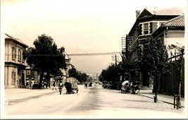 Vtg 1910-30 Azo RPPC &quot; Nakamachi Prima Conversione &quot; Kobe Giappone Street Vista - £8.97 GBP