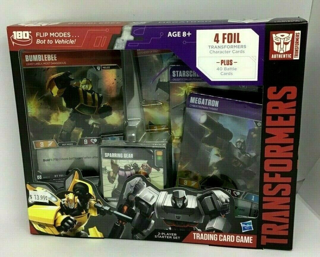 Primary image for Transformers Bumblebee VS Megatron Bot Vehicle Foil Character Battle Cards  NEW