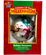 Toys R Us Holiday Ornament Children of the Millennium Hand Crafted Glass... - $19.18