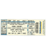Kenny Chesney Coors Amp Ticket Stub From 2004 With Rascal Flatts Cruzan ... - €5,95 EUR