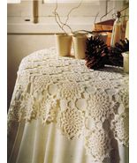 Sleeping Beauty Fit For King Bedspread Lattice Mat Table Topper Crochet ... - £7.89 GBP