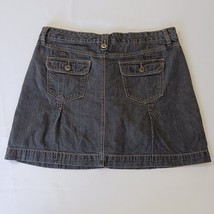 Sonoma Life + Style RN#73277 Women's Black Cotton Denim Skort Size 12 Waist 34" image 14