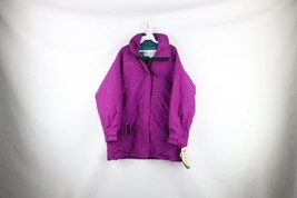 NOS Vintage 90s Columbia Womens Large Spell Out Insulated Winter Parka Jacket - £77.64 GBP