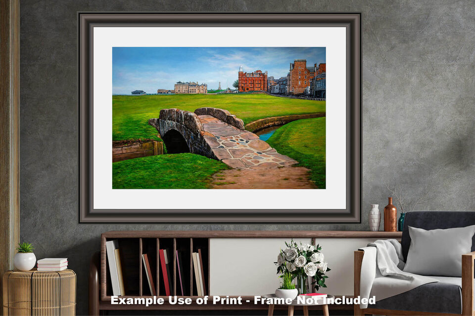 St Andrews Links Open Championship British Swilcan Bridge Swilken Art Print 2 Item image 12