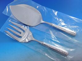 Rambler Rose by Towle Sterling Silver Salmon Serving Set Fish Custom Made - $147.51