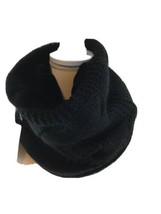 Reversible Concierge Knit Fur Neck Warmer Infinity Scarf, Ski Fashion Black NWT - £12.97 GBP