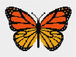 Pepita Needlepoint kit: Monarch Butterfly Small, 8&quot; x 6&quot; - £40.06 GBP+
