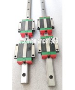 2 pcs HGR45-1500mm HG Linear rail &amp; 4 pcs HGW45CC Block Bearing - £608.93 GBP