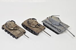 PARTS REPAIR Vintage Zylmex Tank Lot of 3 King Tiger T403 AMX 30 Napoleo... - $19.99