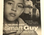 Smart Guy Vintage Tv Guide Print Ad Taj Mowry TPA15 - £4.65 GBP